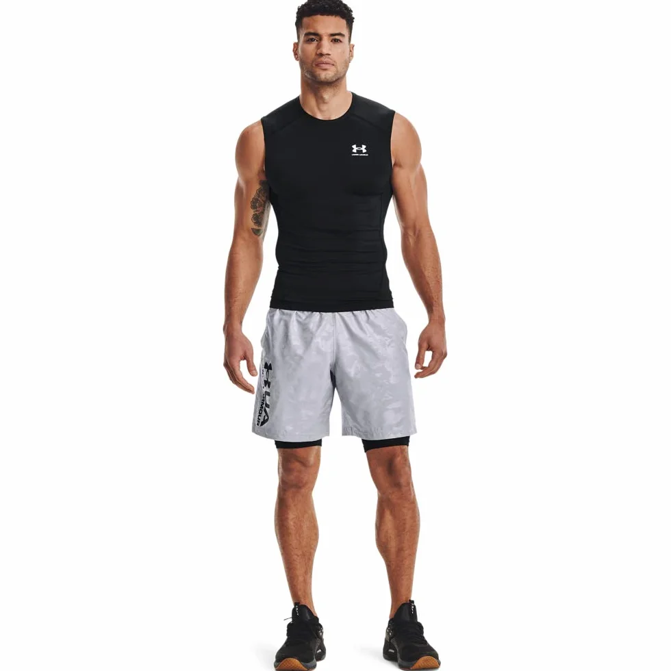 Under Armour Heatgear T-shirt de Compression Sans Manches Homme