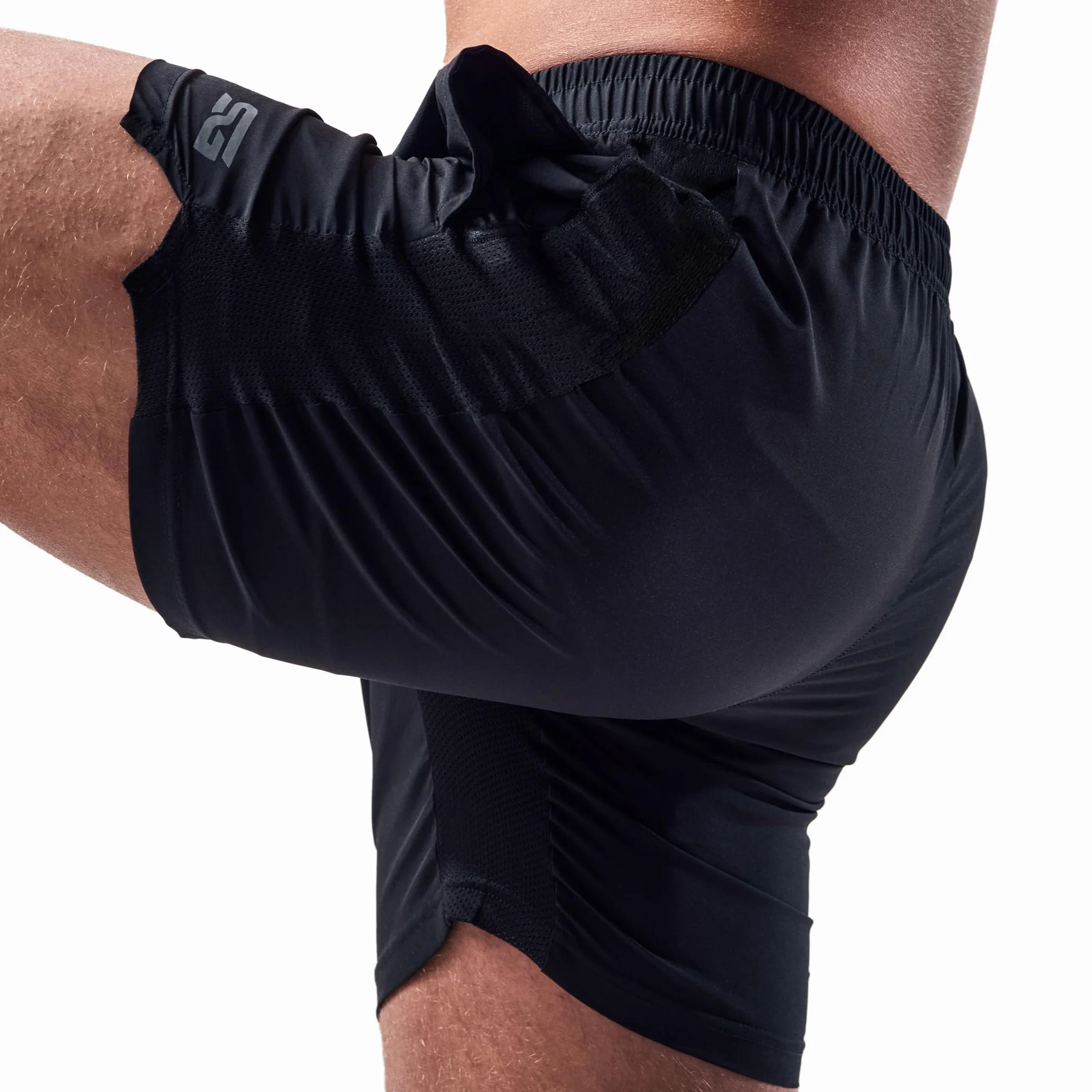 Short de Fitness Homme Coupe Ample Séchage Rapide Sport Musculation Running Crossfit