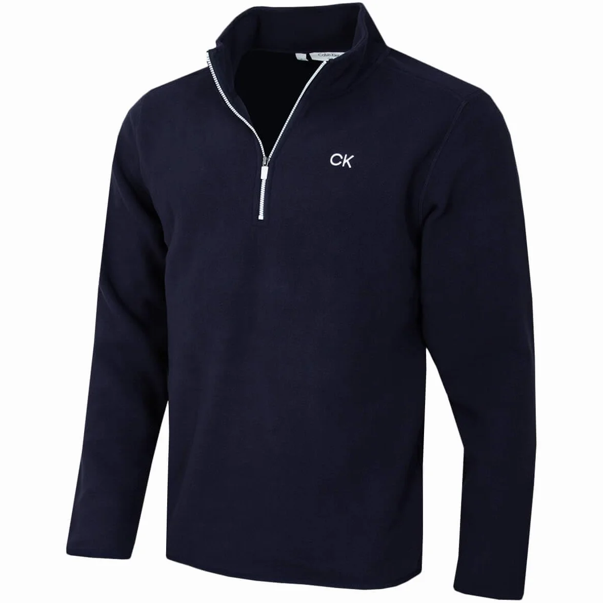 Calvin Klein Pull Golf Extensible Polaire 1/2 Fermeture éclair Homme