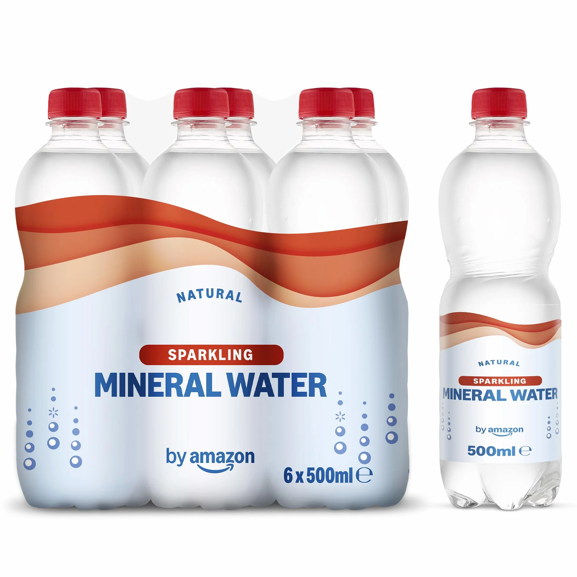 by Amazon Eau Minérale Naturelle Gazeuse, 6x500ml