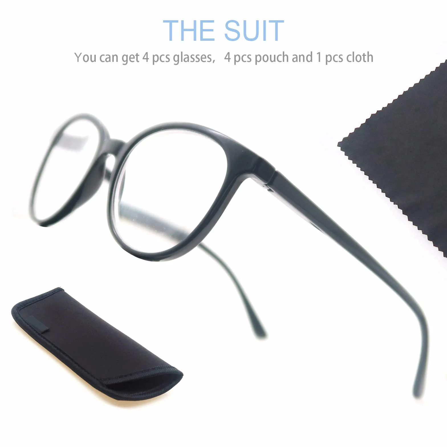 Lunettes de Lecture Lot de 4 Homme Femme MODFANS