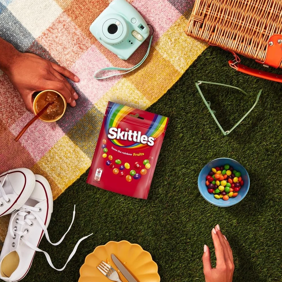SKITTLES - Bonbons au goût Fruits - Sachet de 318g