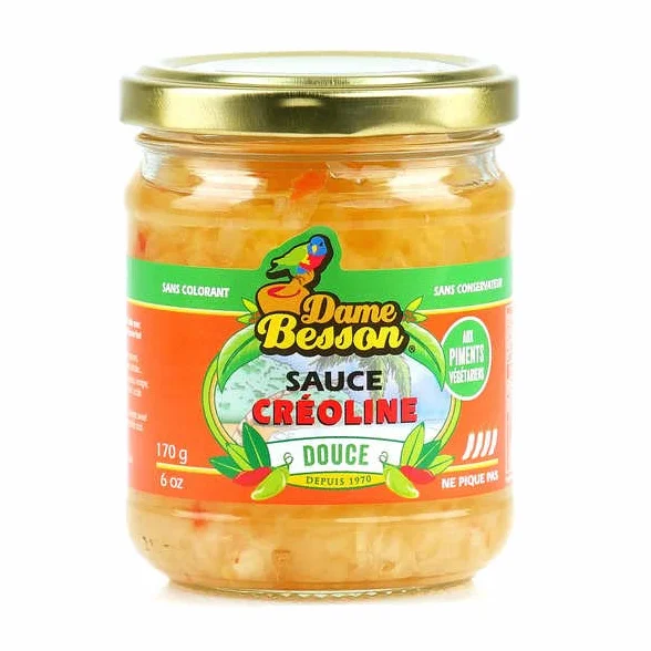 Dame Besson Sauce Créoline Forte Lot de 3x170g (510g)