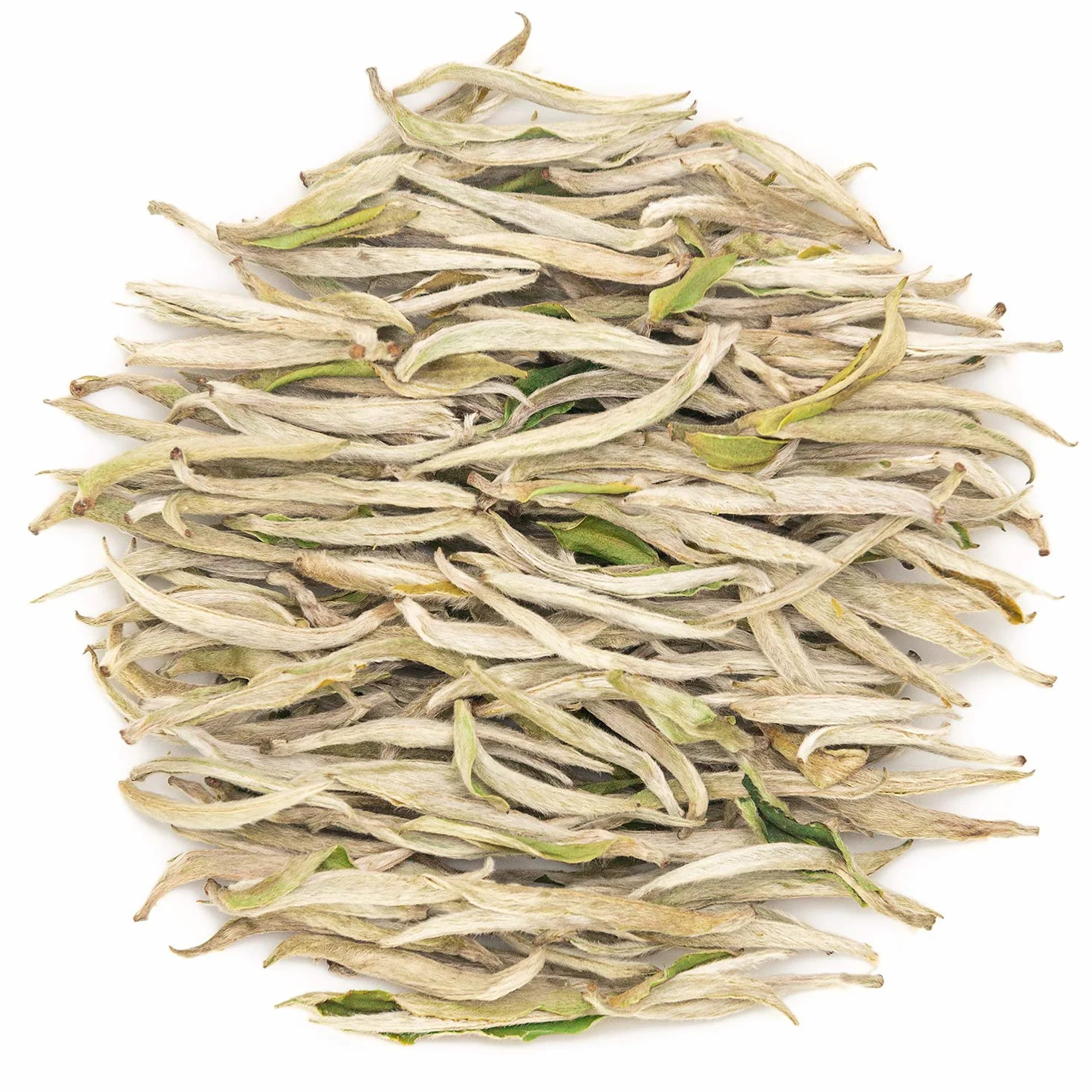 Oriarm 100g / 3.53oz Fuding Silver Needle Thé Blanc Chinois Loose Leaf - Chinese Silver Tips White Tea - Fuding Baihao Yinzhen 2nd Grade - Naturally Processed