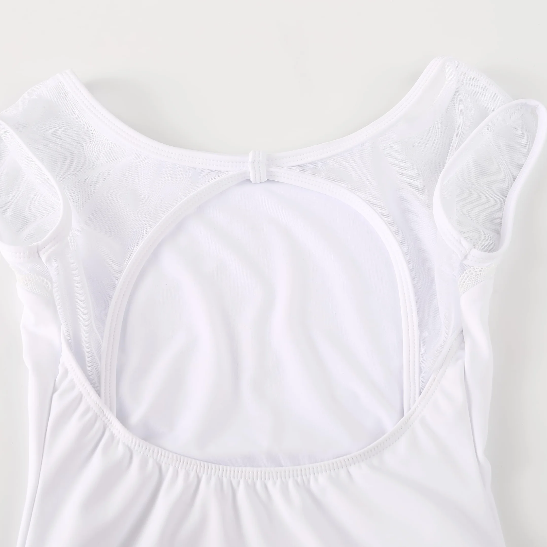 HIPPOSEUS Justaucorps de Ballet Fille Manche Courte Gymnastique Vêtements de Danse Enfant