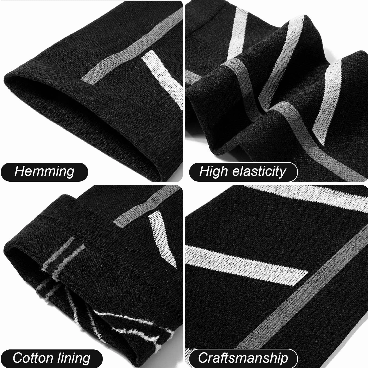 Chaussettes Contention Mollet Respirant Antidérapant Support Course Sport Randonnée Marathon
