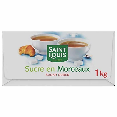 SAINT LOUIS - Sucre Morceaux N°4 1Kg - Lot De 4
