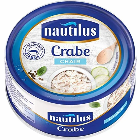 CHAIR DE CRABE 100% 105G, NAUTILUS, LOT DE 3
