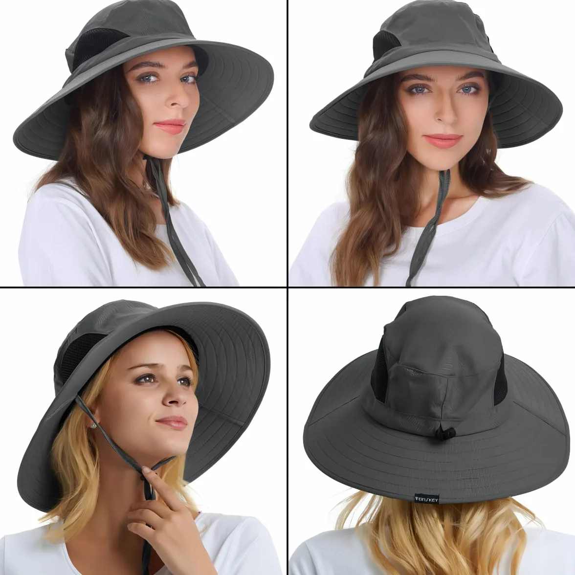 EINSKEY Chapeau Anti UV Large Bord Pliable Étanche pour Randonnée
