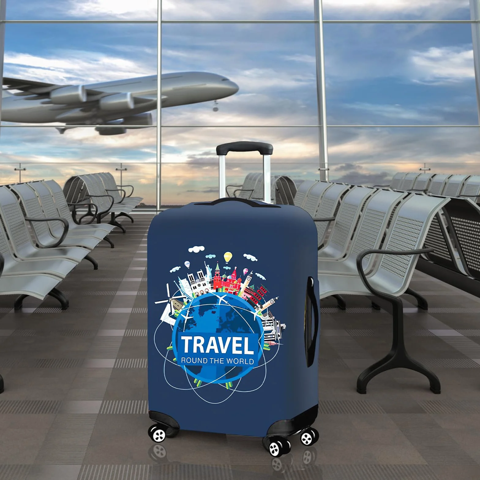 Elastique Housse De Valise Lavable Protection 18-32 Pouces