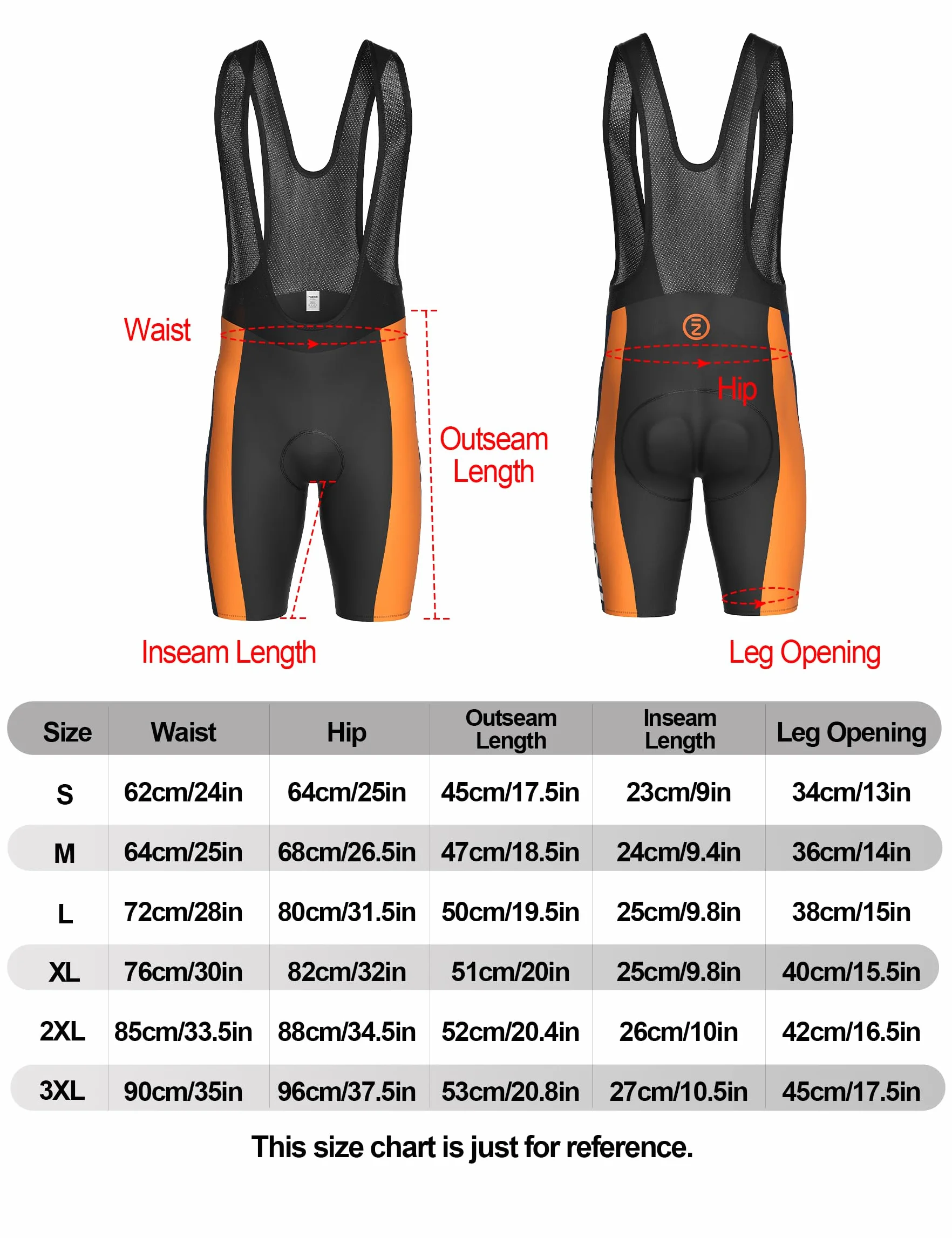 INBIKE Cuissard Cyclisme Homme Bretelles Poches Shorts Velo VTT Respirant