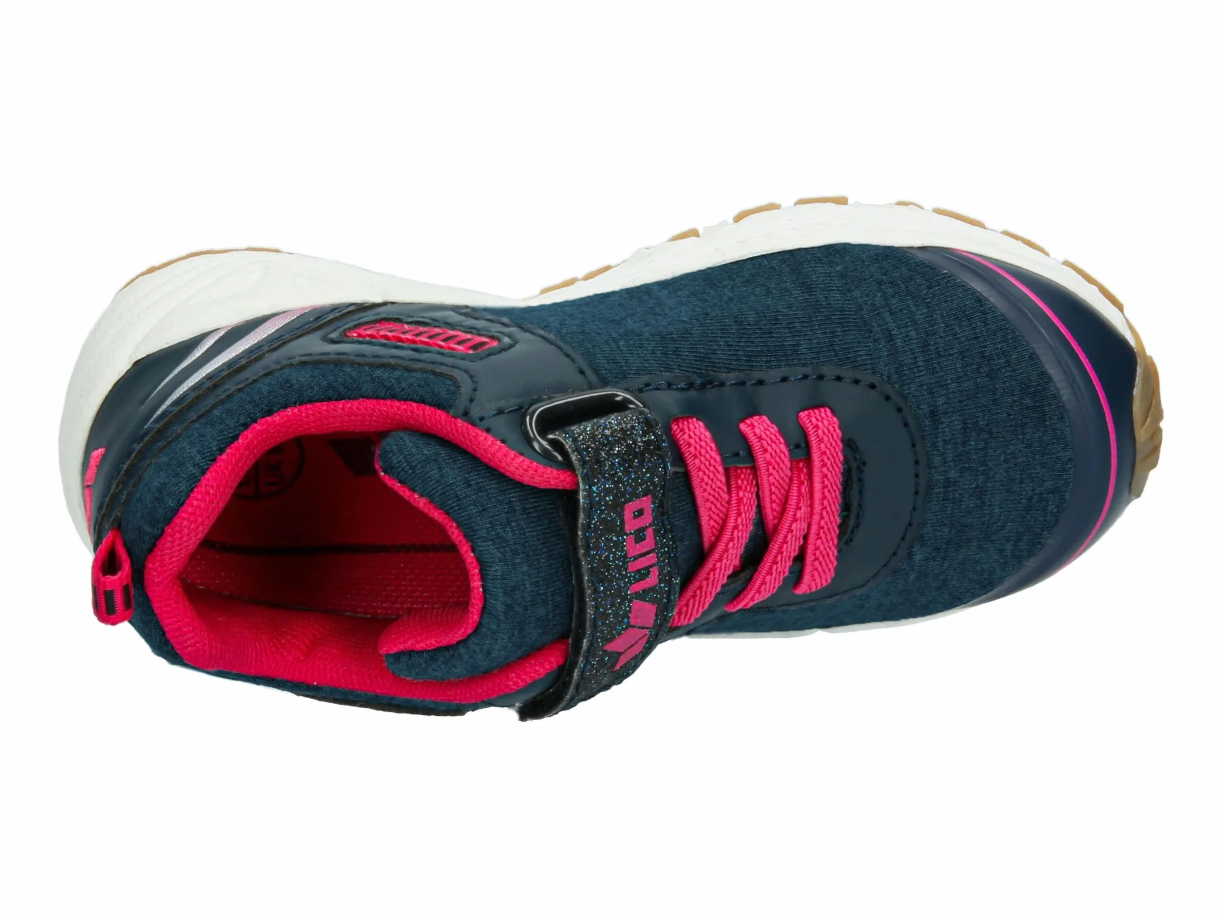 Lico Chaussures de Sport Barney VS Bleu Vert Fluo