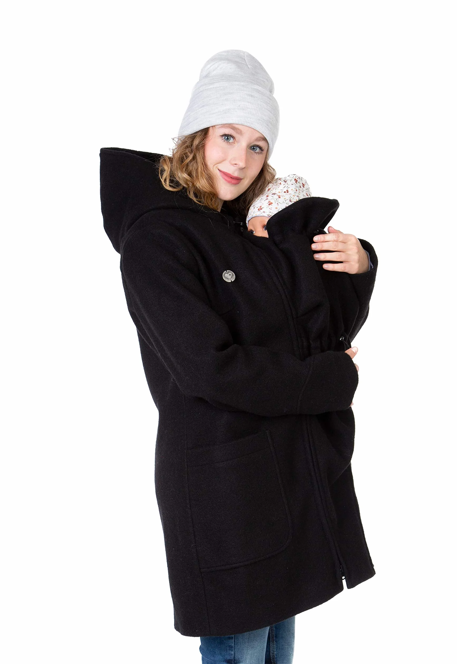 Viva la Mama Warmer Manteau 3 en 1 pour l'hiver et la mi-saison Valentin