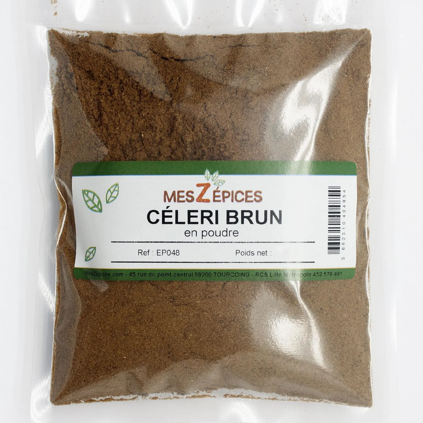 Céleri brun en poudre (graines) - Sachet de 1 kg