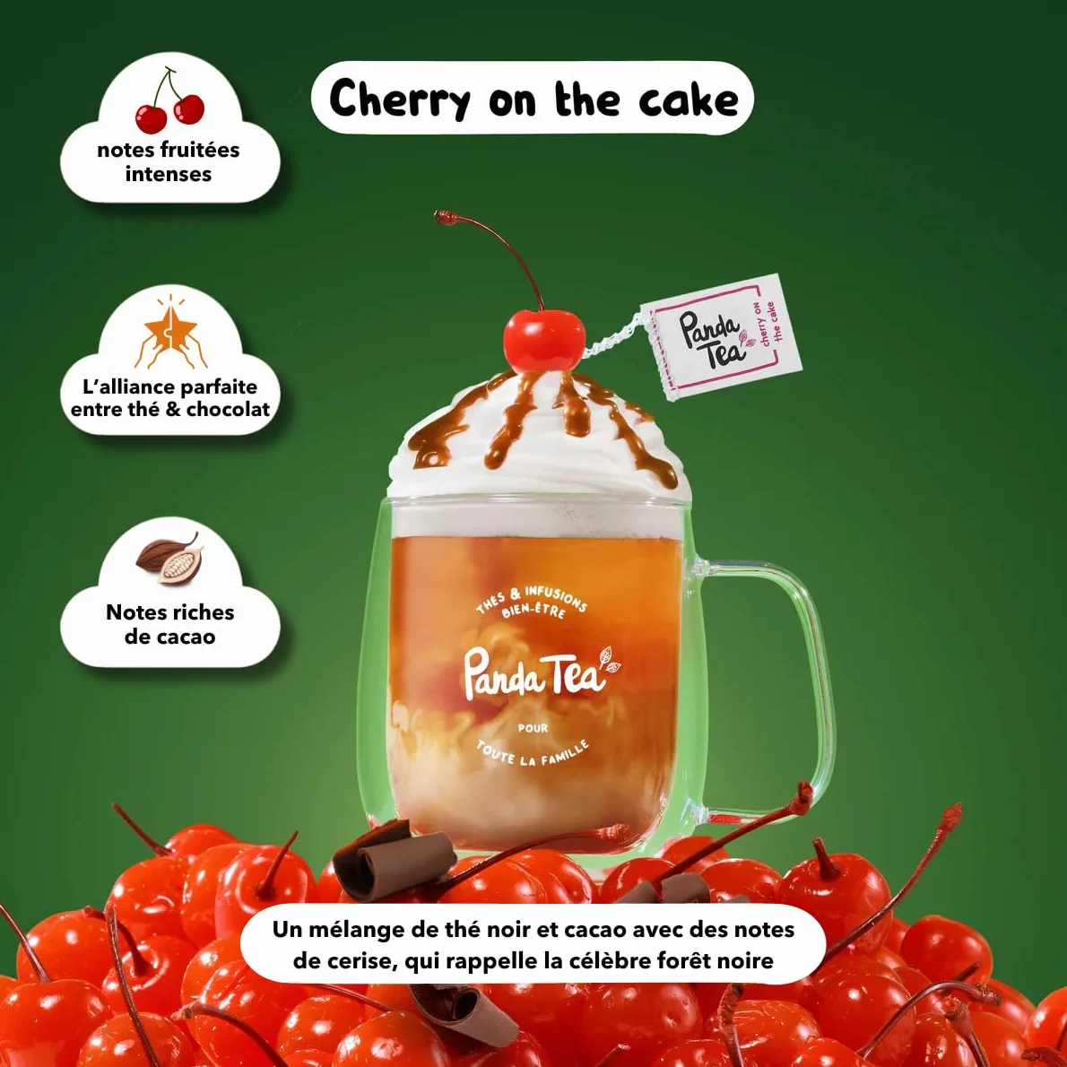 Panda Tea - Coffret Sélection Bien-être | Assortiment de 4 Thé et Infusions Bio | 20 Sachets Coton | Idéal pour un Moment de Détente & d’Évasion | Idée Cadeau Zen et Gourmand