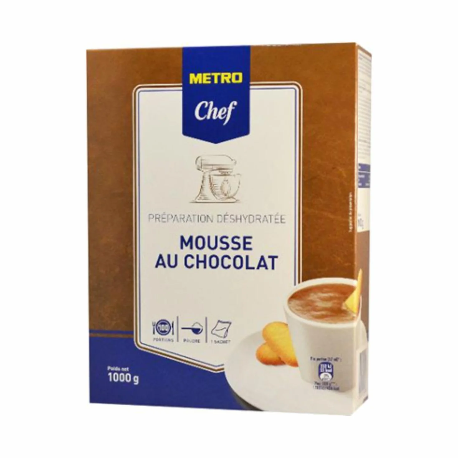 METRO Chef Préparation pour mousse au chocolat 1 kg