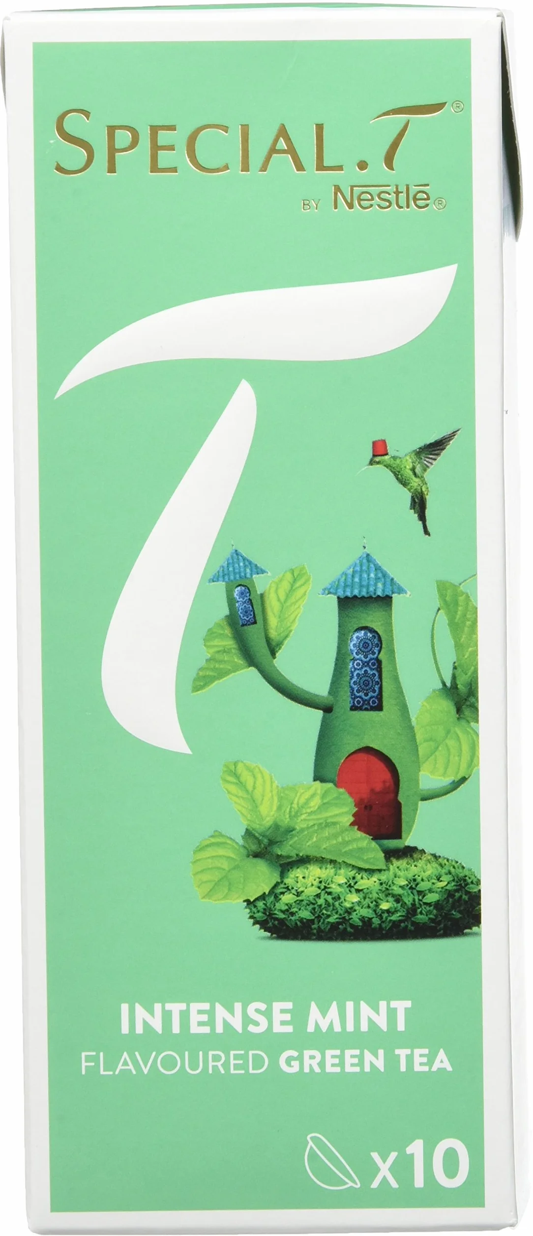 SPECIAL.T by Nestlé Thé Vert Intense Mint Boîte 10 Capsules 25 g - Lot de 6