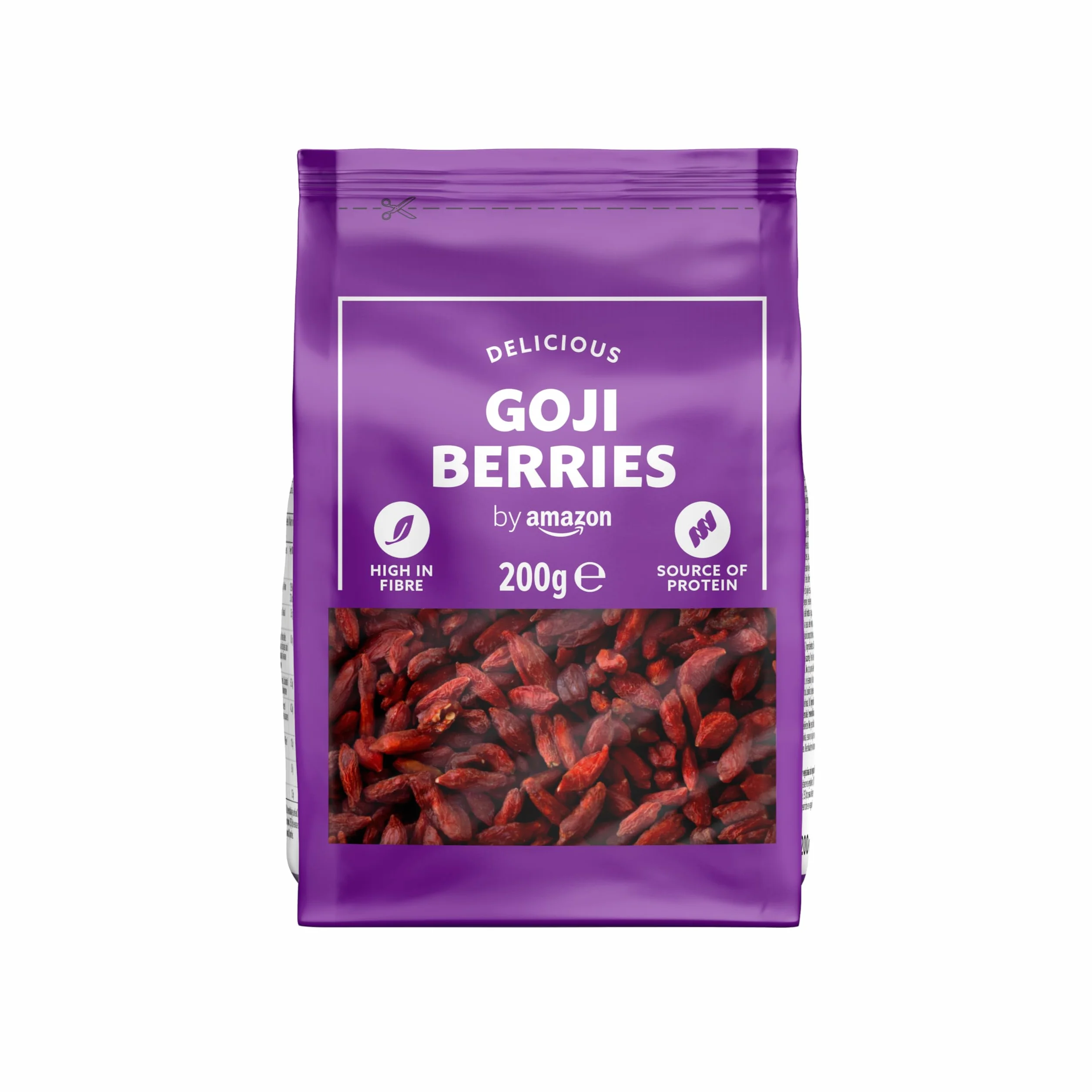 by Amazon BAIES DE GOJI DÉSHYDRATÉES, 200 g