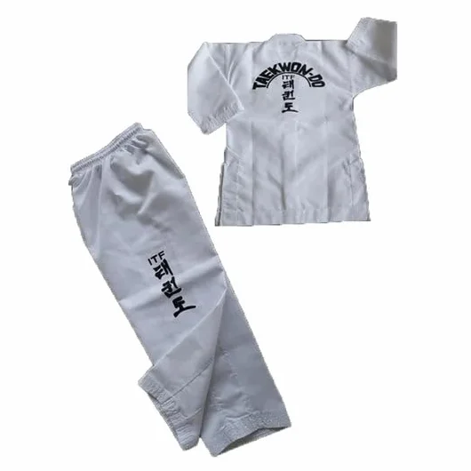 Dobok ITF Taekwondo Uniforme pour Étudiant Arts Martiaux