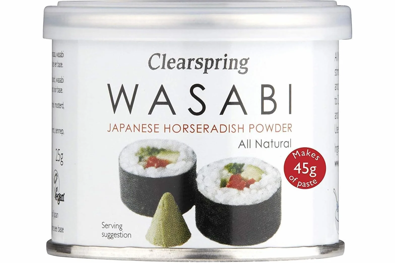 Poudre De Wasabi Clearspring (25G)