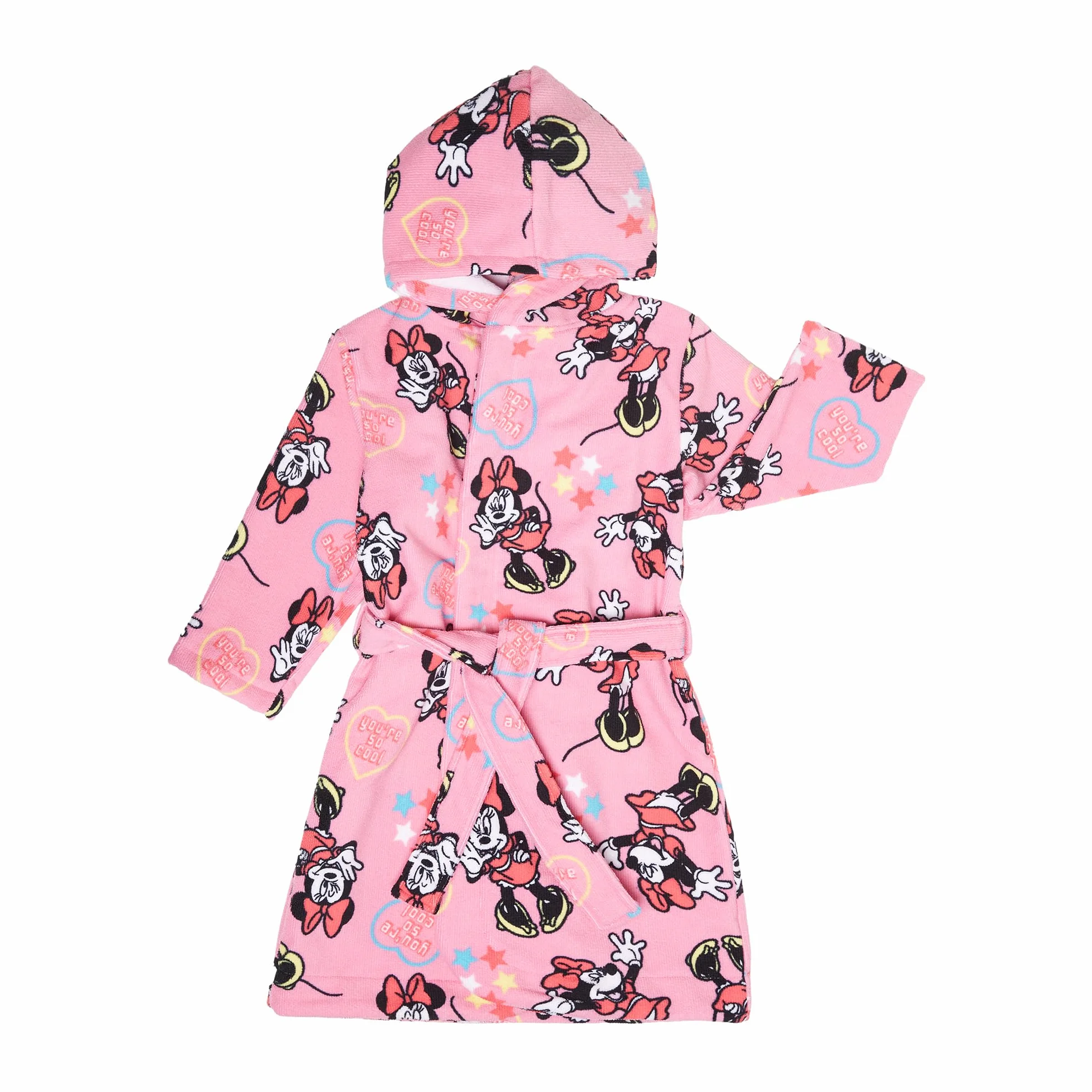 Peignoir Disney Minnie Mickey Mouse microfibre coton Ellepi
