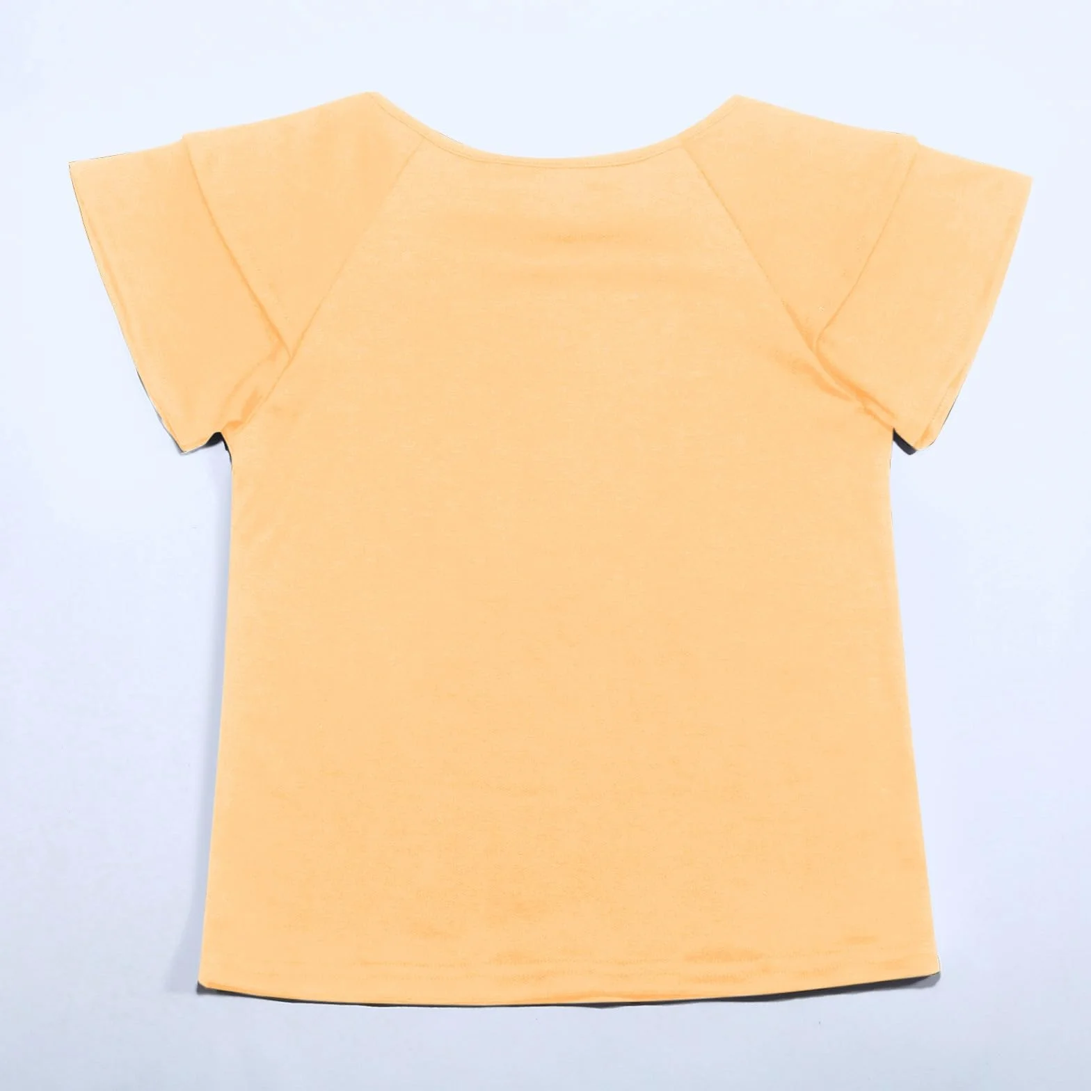 T-Shirt Enfant Manches Courtes 100% Coton Pur Couleur Flashy Été Sport Décontracté