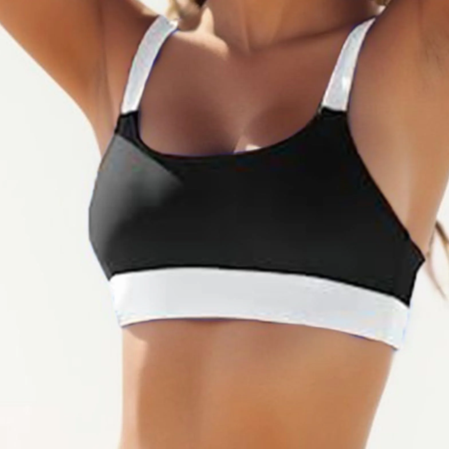 Bikini Femme 2 Pièces Push Up Taille Haute Gainant Ventre Plat