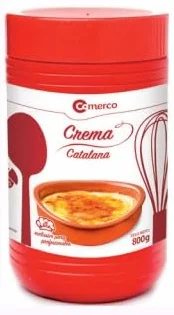 Crème Catalane en Poudre Comerco – Boîte 800 g – Préparation Facile pour Dessert Traditionnel Espagnol