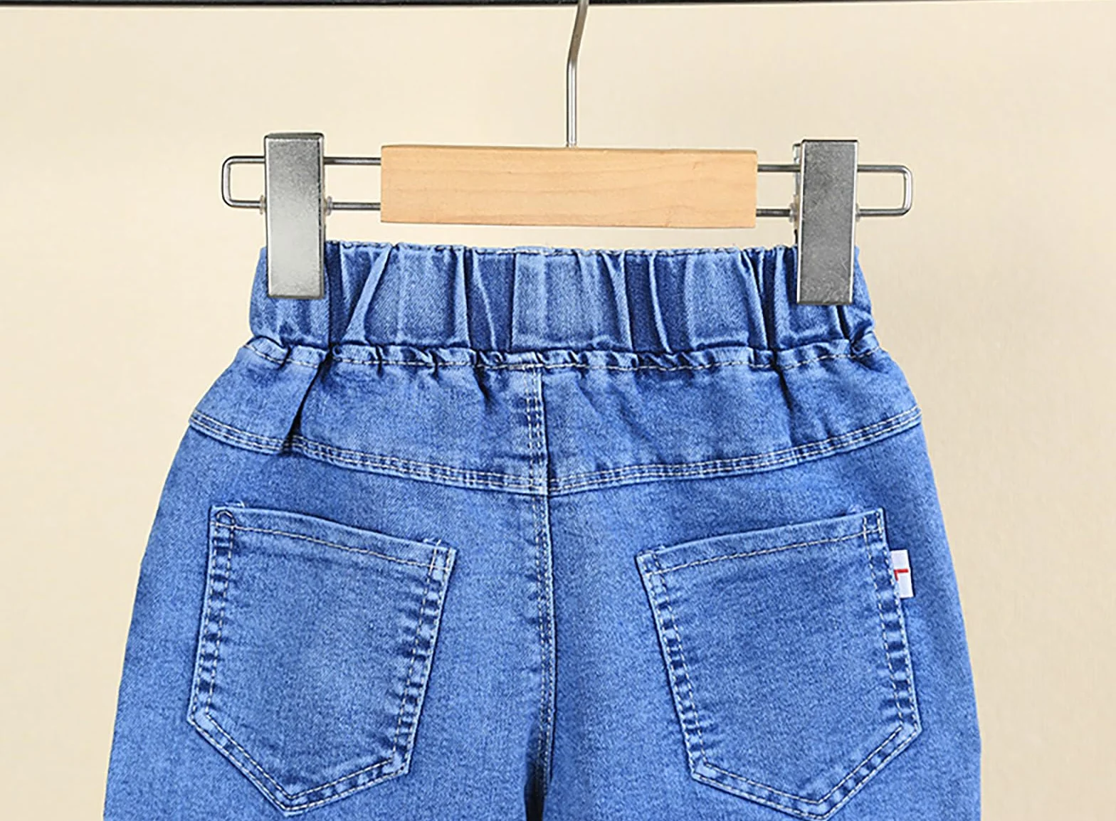 Pantalon en Jean évasé pour Filles Coupe Bootcut Stretch Confortable