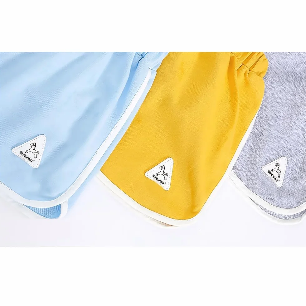 Rolanko Enfant Shorts Fille Sports Coton Danse Short Gymnastique Été D'entraînement Hot Pant pour La Course