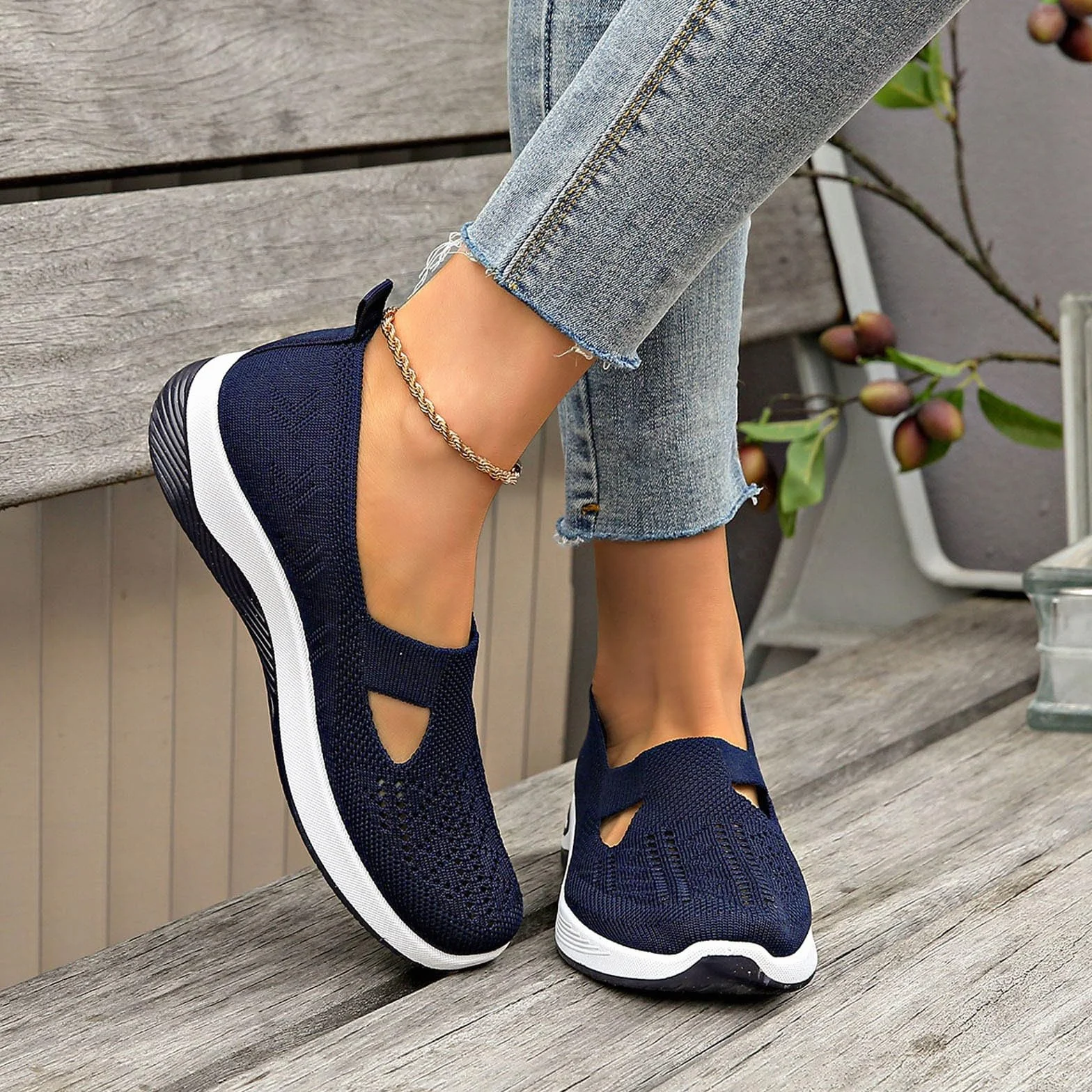 Chaussures Orthopédiques Femme Confortables Été Plateforme Semelle Antidérapante Basket Léger Respirant