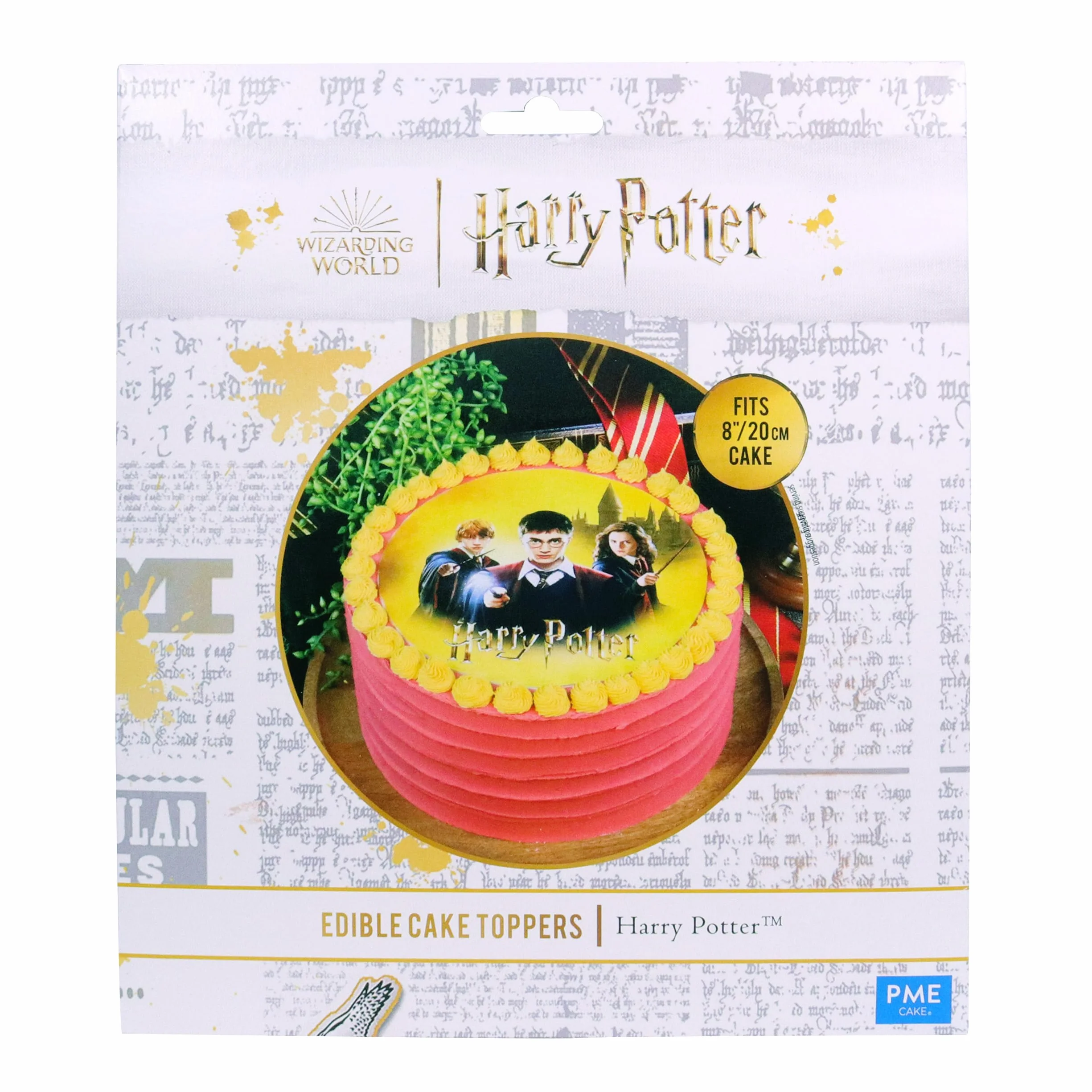 PME Harry Potter Décoration pour Gâteau Disque en Sucre, Grande