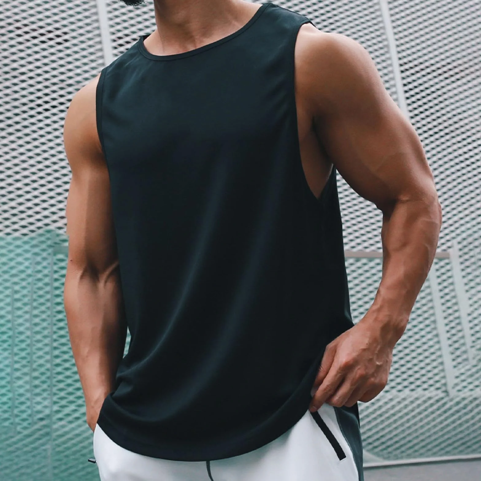 Litthing Débardeur Homme Musculation Tank Top Gilet Sport Séchage Rapide Respirant