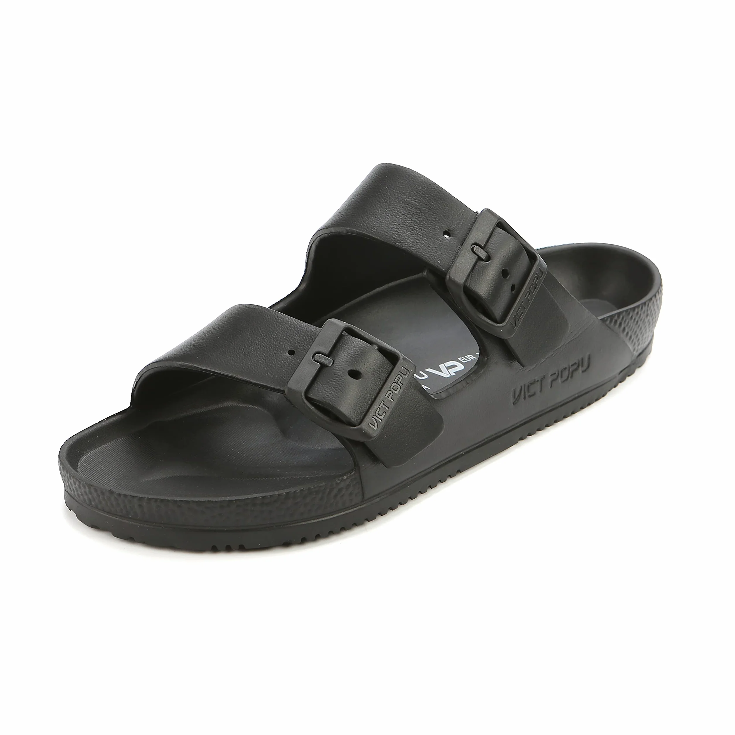 VICT POPU Sandales Femme Été Plage Piscine Antidérapantes Mules Confortables