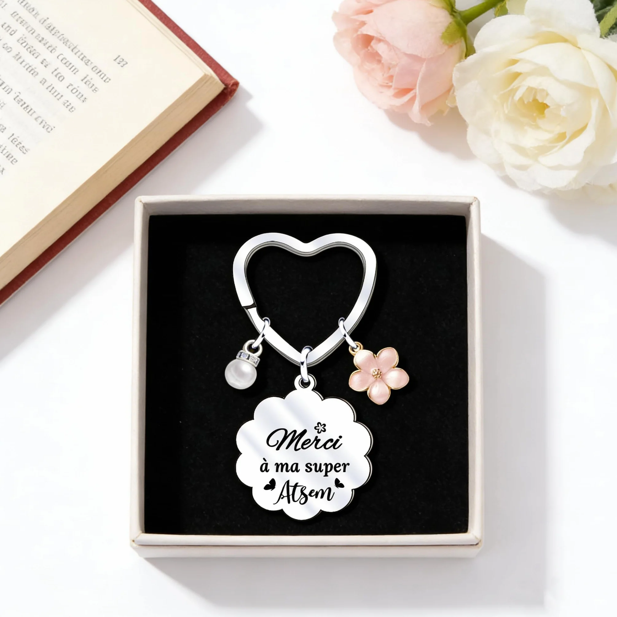 Porte Clef Maitresse D'école Cadeau Atsem Maternelle