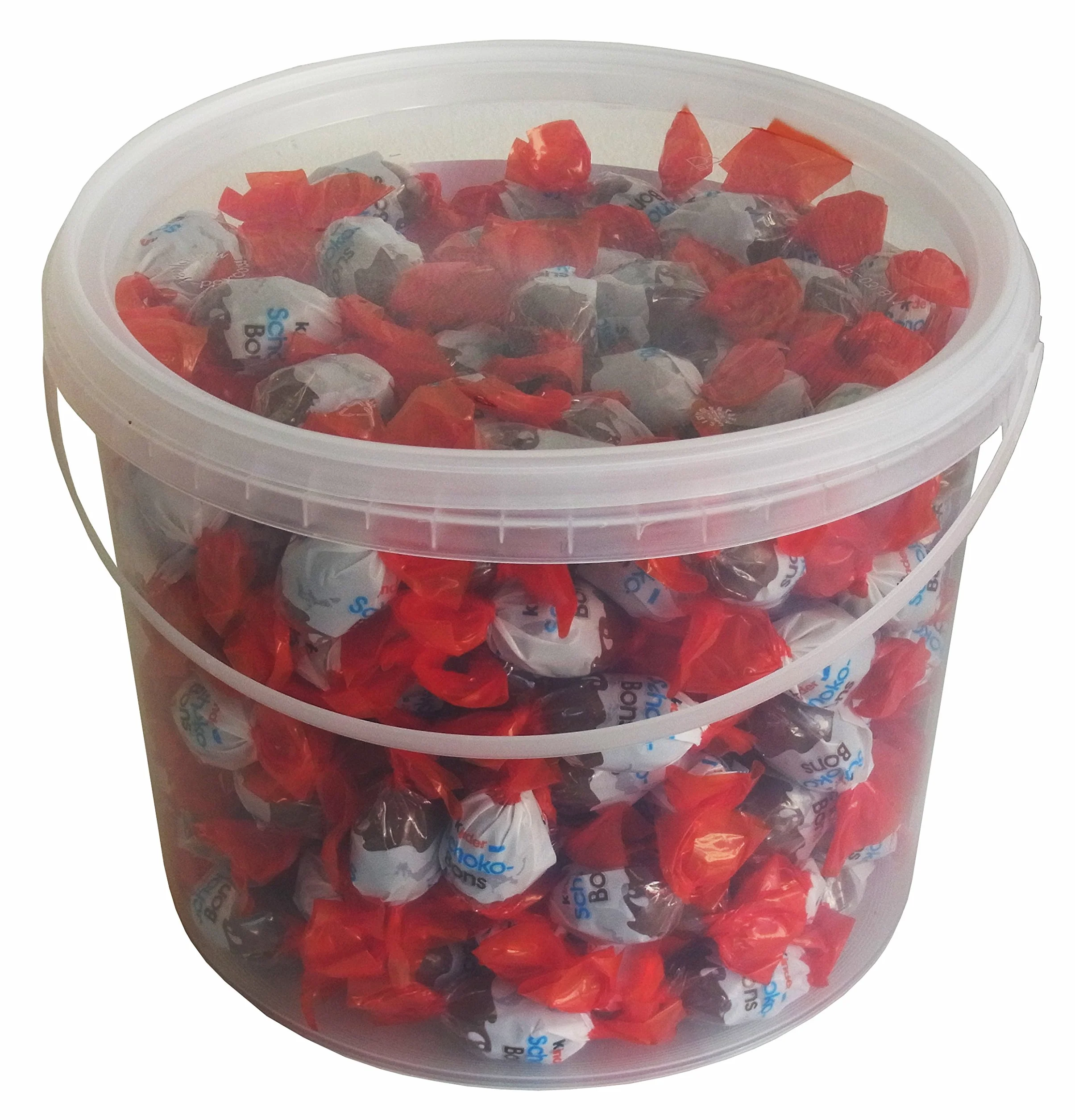 Party Bucket avec Kinder Schoko Bons dans emballage individuel 1,2kg