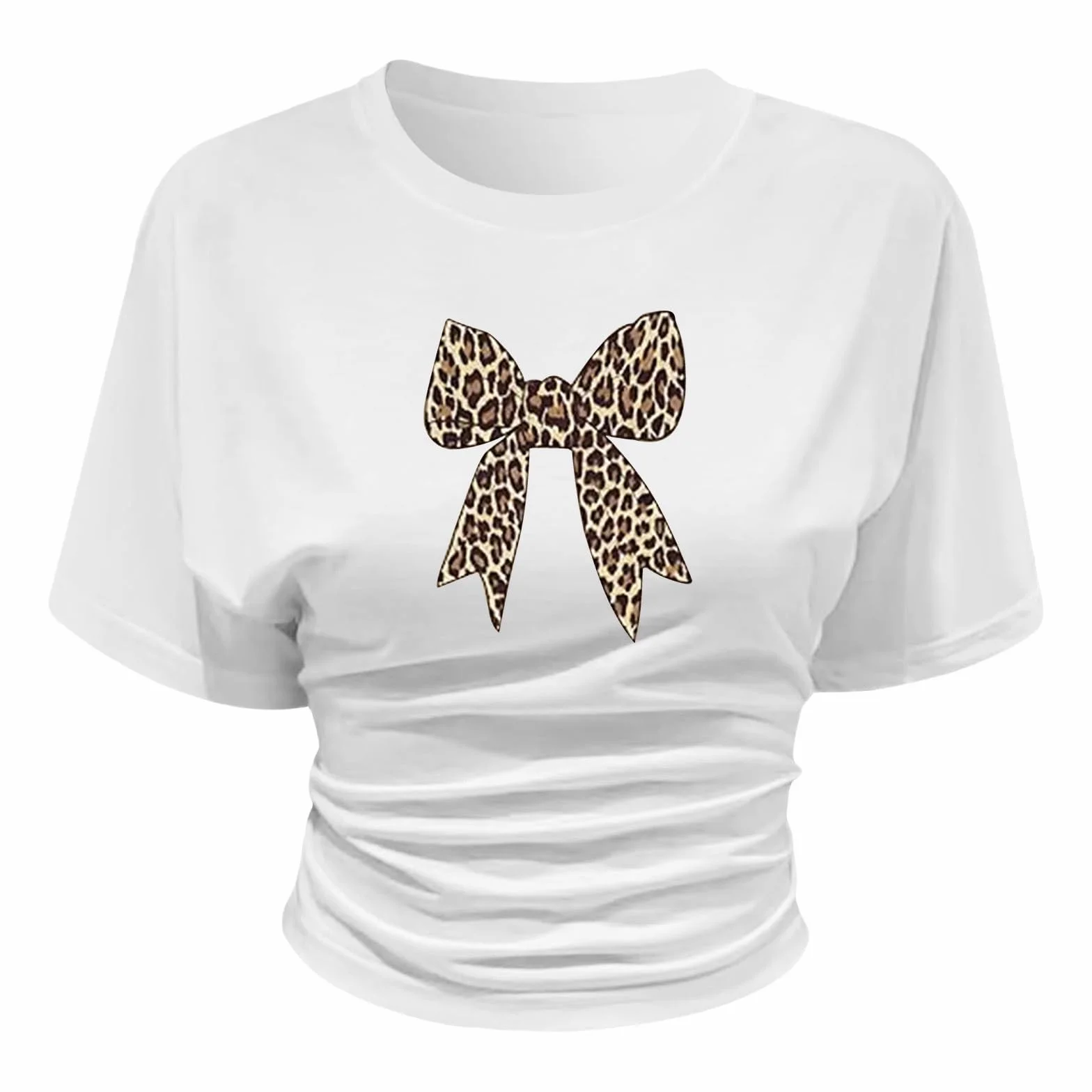 Tunique Enfant Fille Manche Courte Col Rond Fluide Légère T Shirt Ado Été Mignon Chic Casual 3-14 Ans