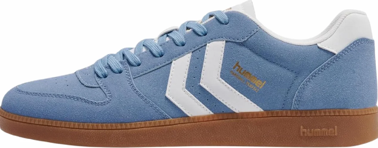 hummel Perfekt CL Baskets de handball en daim Bleu