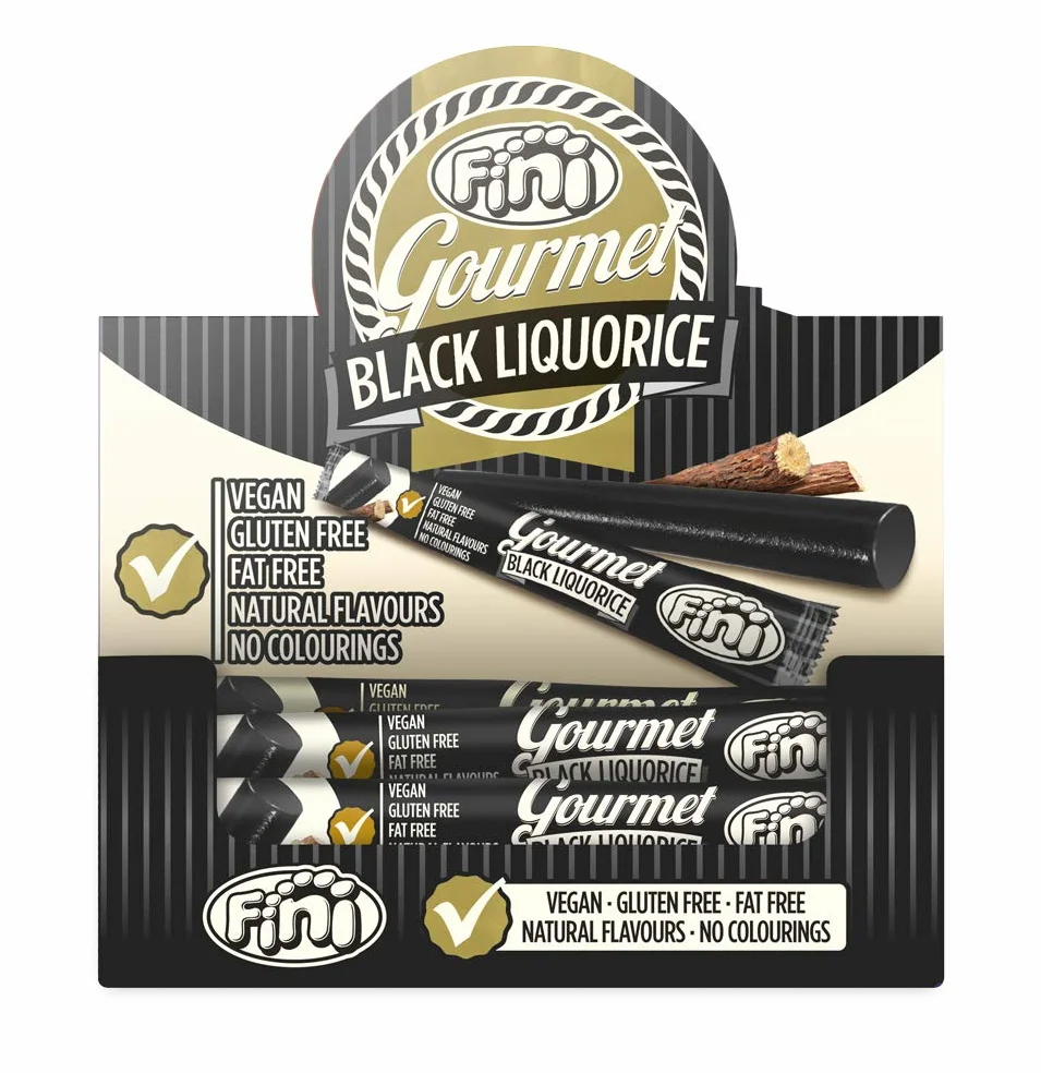 baton reglisse black liquorice fini 32 pièces.