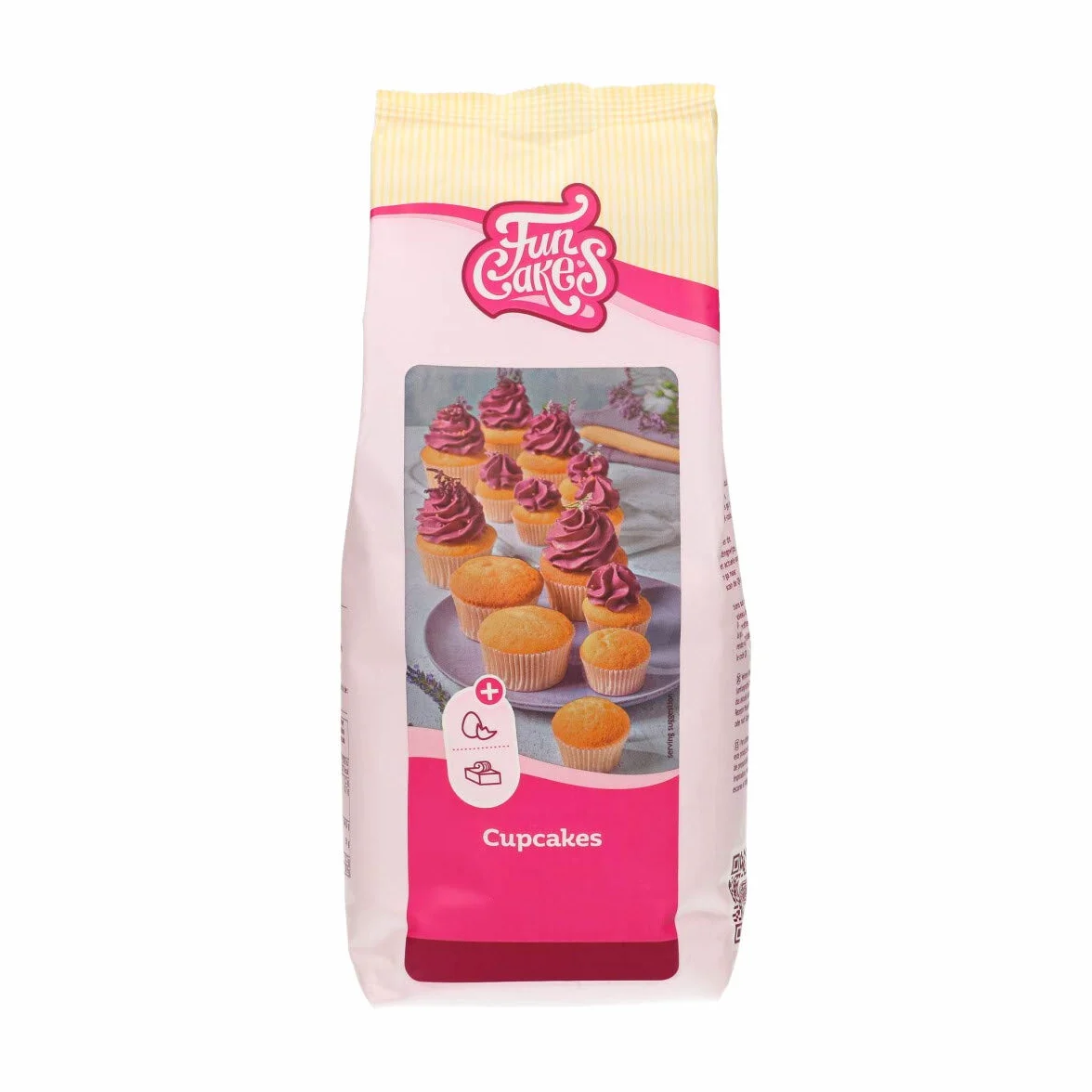 FunCakes Mix pour Cupcakes: facile à utiliser, parfaitement homogène pour les cupcakes, mini cupcakes ou cakes, goût vanille, qualité pâtissière, halal 1 kg. 1.00 kg