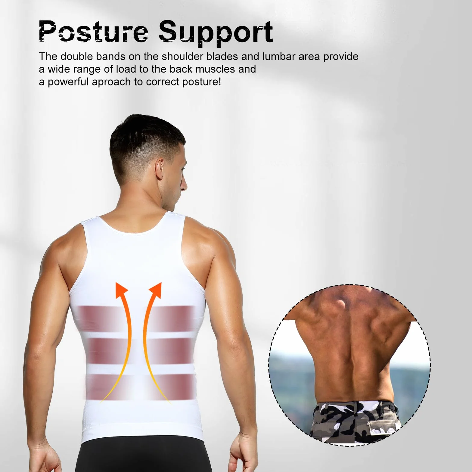 Casey Kevin T-Shirt de Compression Homme - Haut de Compression Respirant & Gainant - Débardeur pour Sport