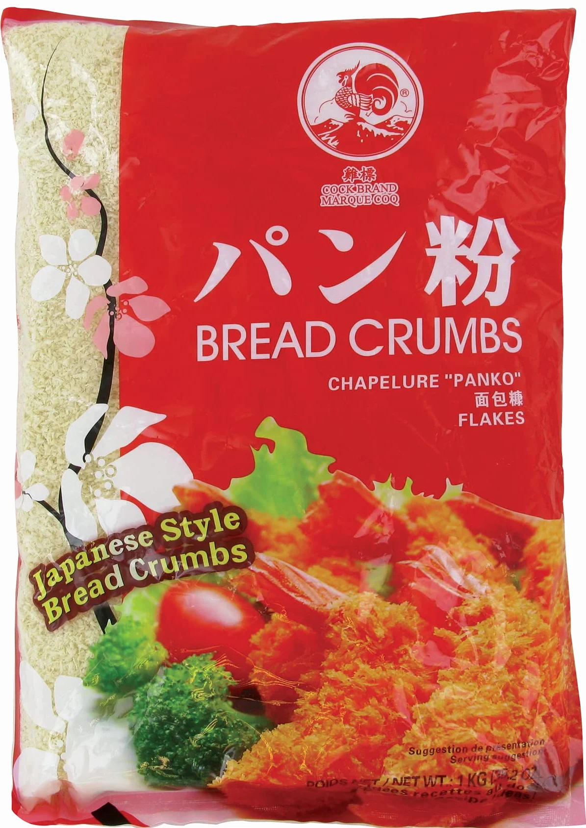 Chapelure Panko Bread Crumbs COQ 1kg - Livraison Gratuite France - Expédition depuis France par la Sté Bo Time (1)
