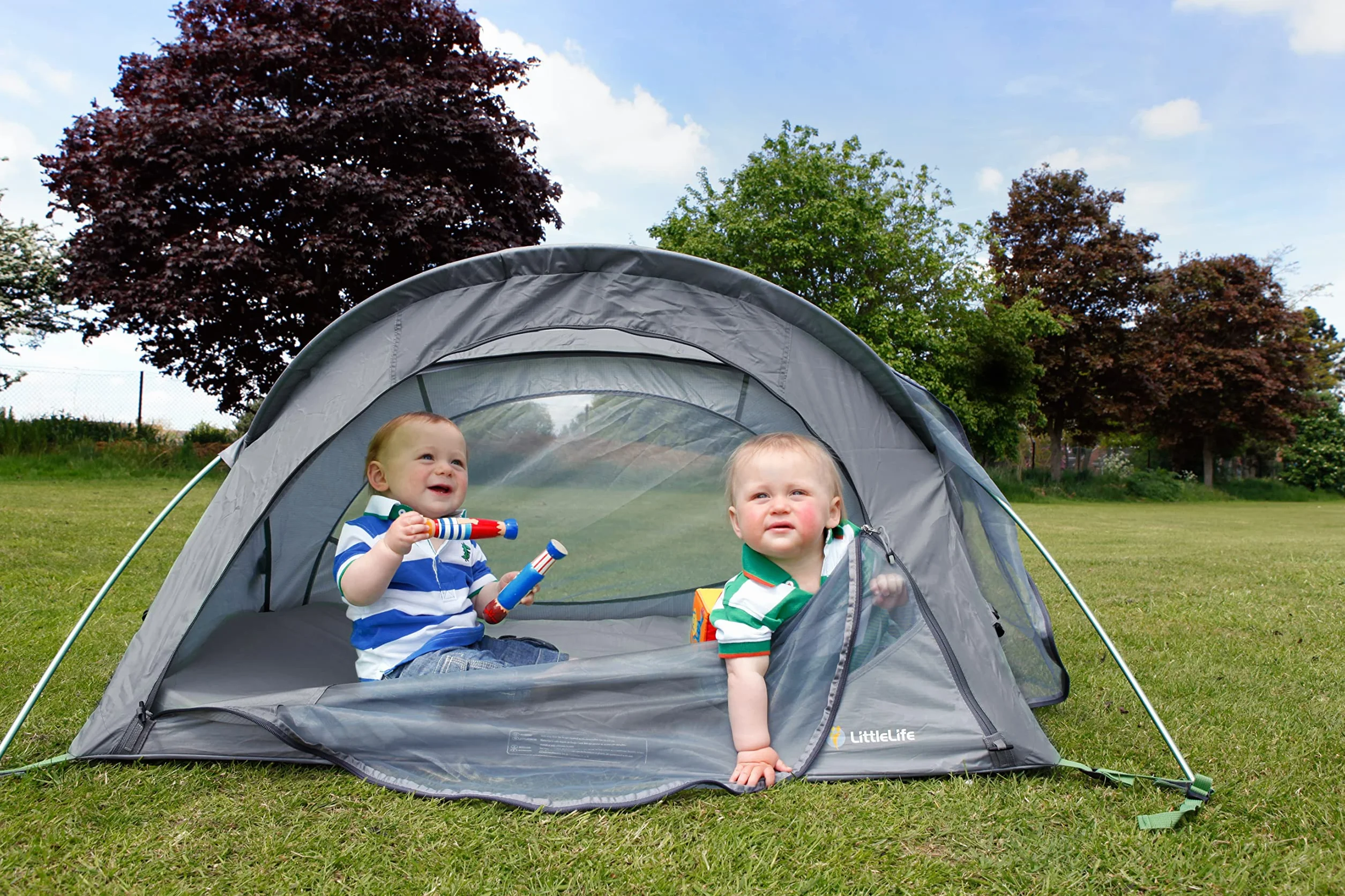 LittleLife Arc 2 Travel Cot Grey One Size