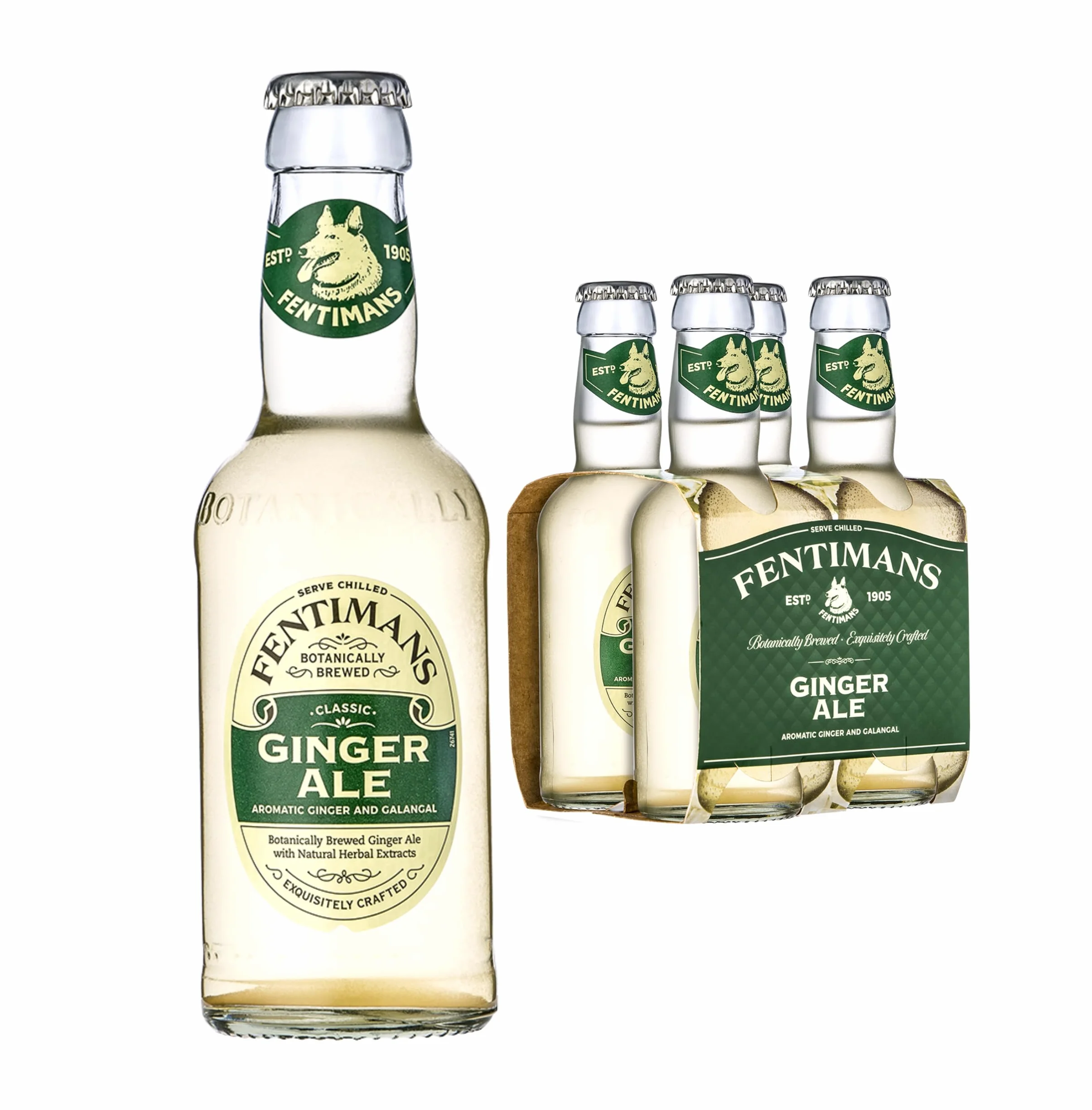 Fentimans Ginger Ale 4 x 200ml