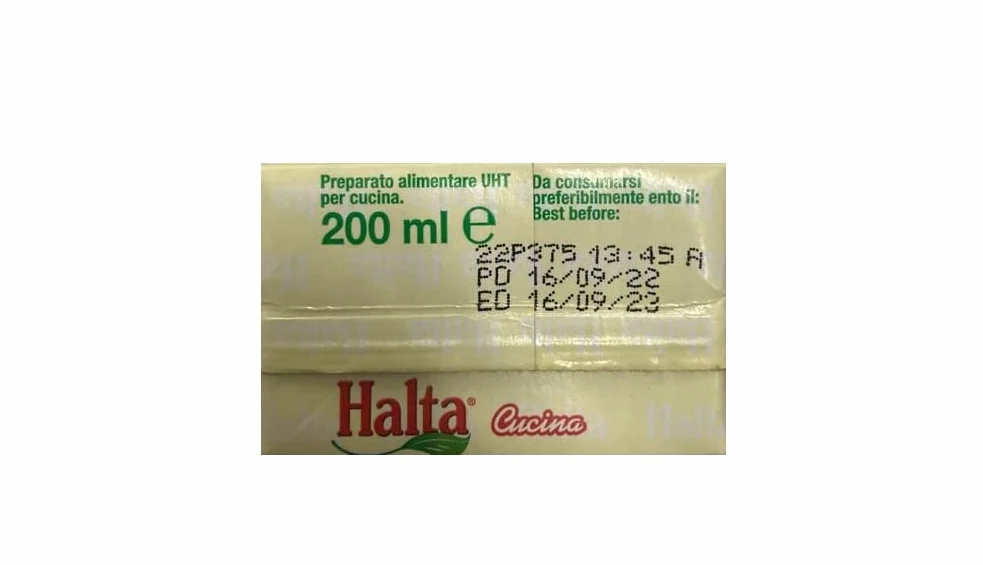 Halta Cucina Preparato Alimentare UHT per Cucina Lot de 12 préparations crémeuses UHT pour la cuisine Idéal pour pâtes, sauces, pizza, crème de cuisson 200 ml