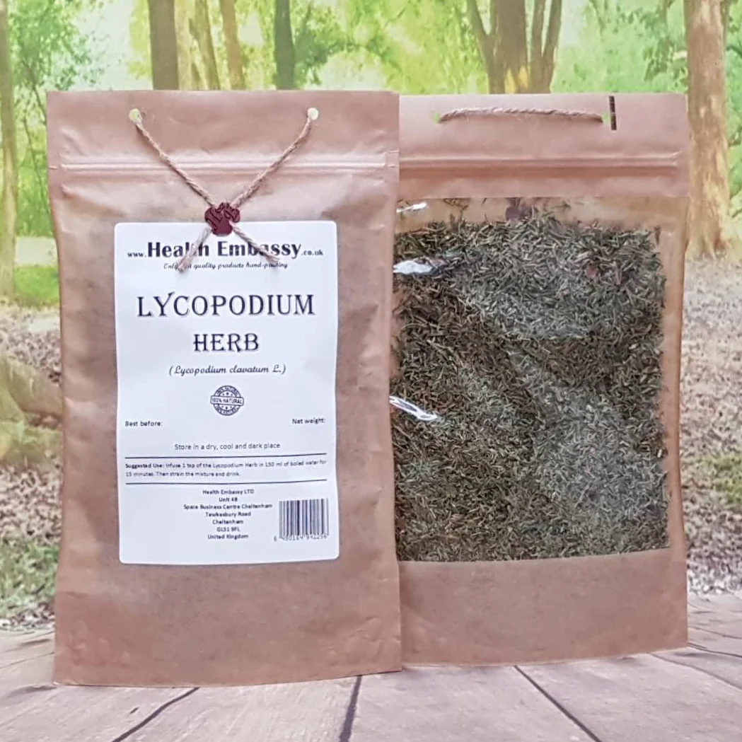 Health Embassy Herbe de Lycopode Tisane | Lycopodium Clavatum L | Lycopodium Herb (50g)