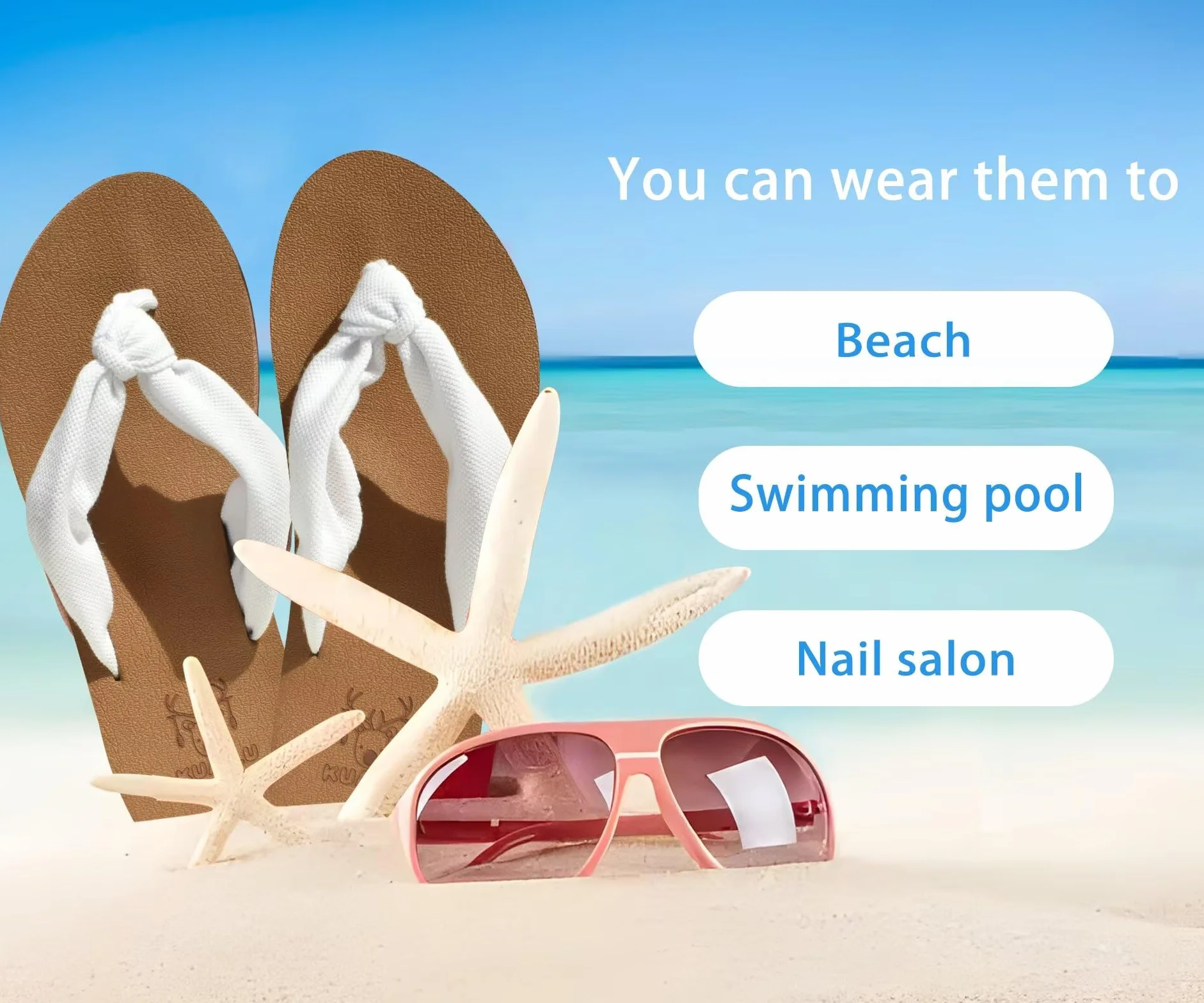 KuaiLu Tongs Femme été Tissu Thong Mousse de Yoga Plates Coussined Sandales plage piscine Chaussures