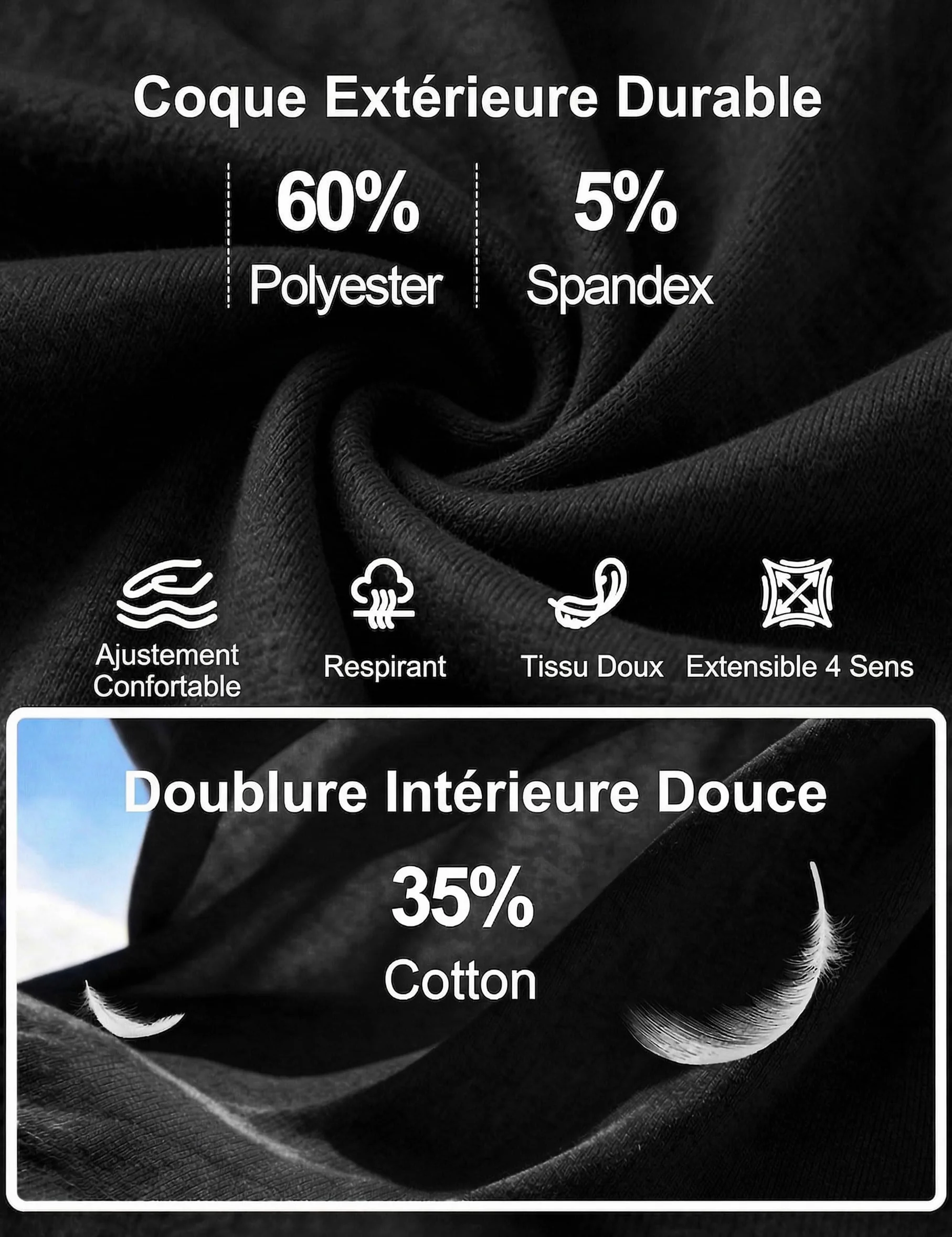 Aseniza Short Sport Femme Baggy Bermuda Shorts Yoga Coton Été Confortable Léger Tennis Course Serrage Poche