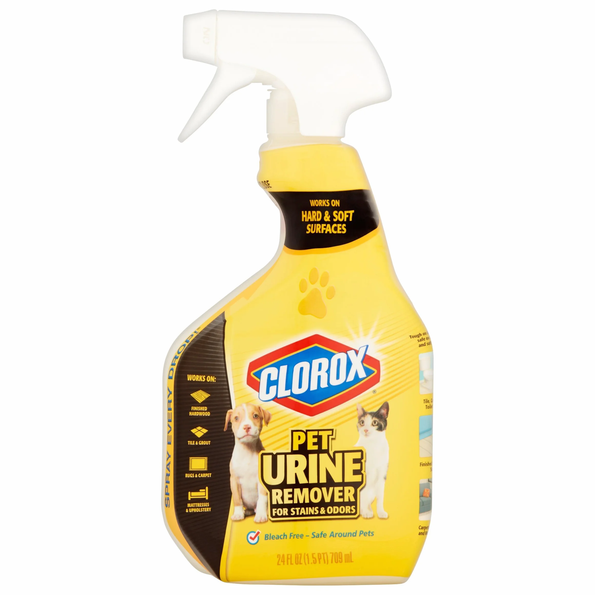 Clorox Pet Urine Remover for Stains and Odours, Spray Bottle, 710mls