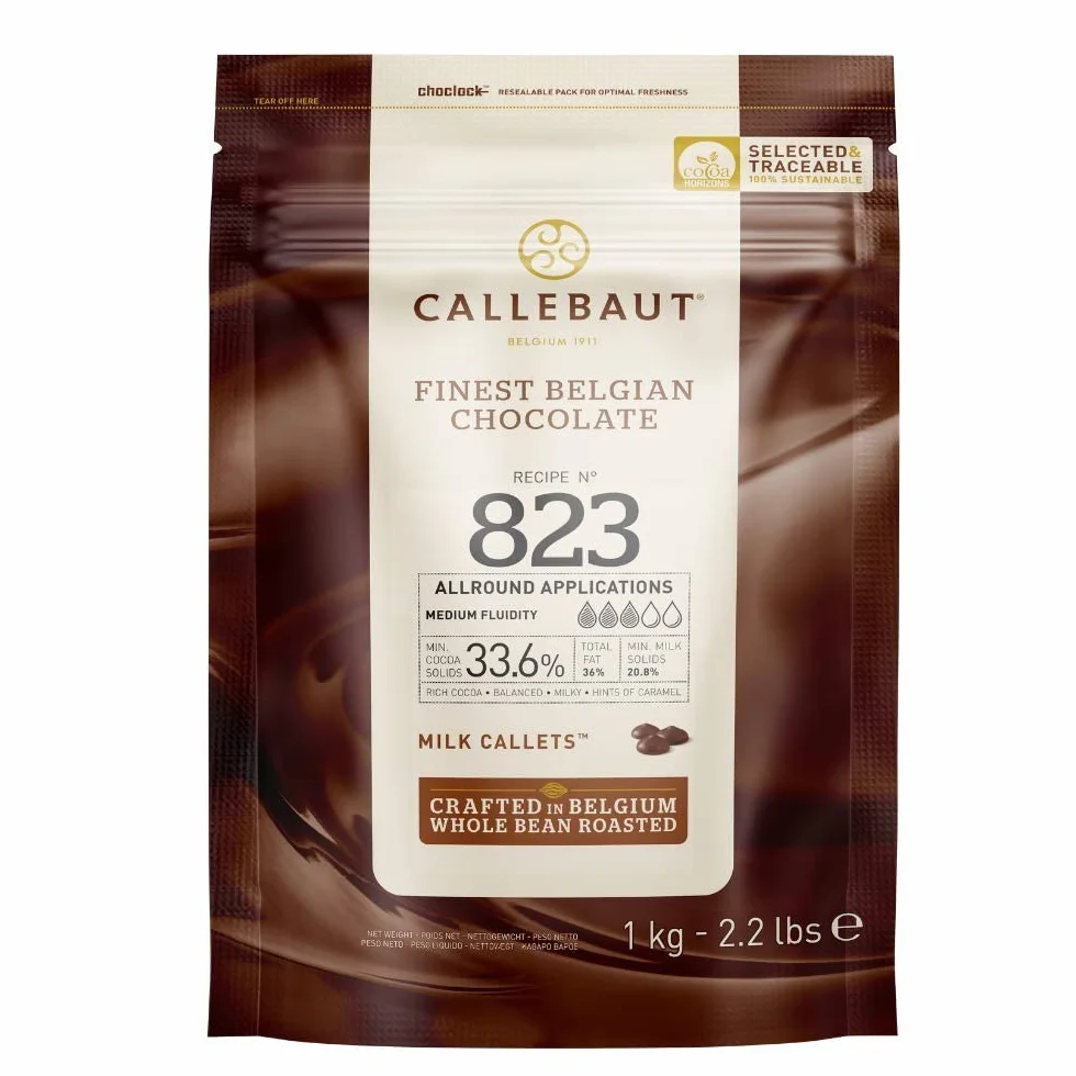 Callebaut 33% pépites de Chocolat au Lait (callets) 1kg
